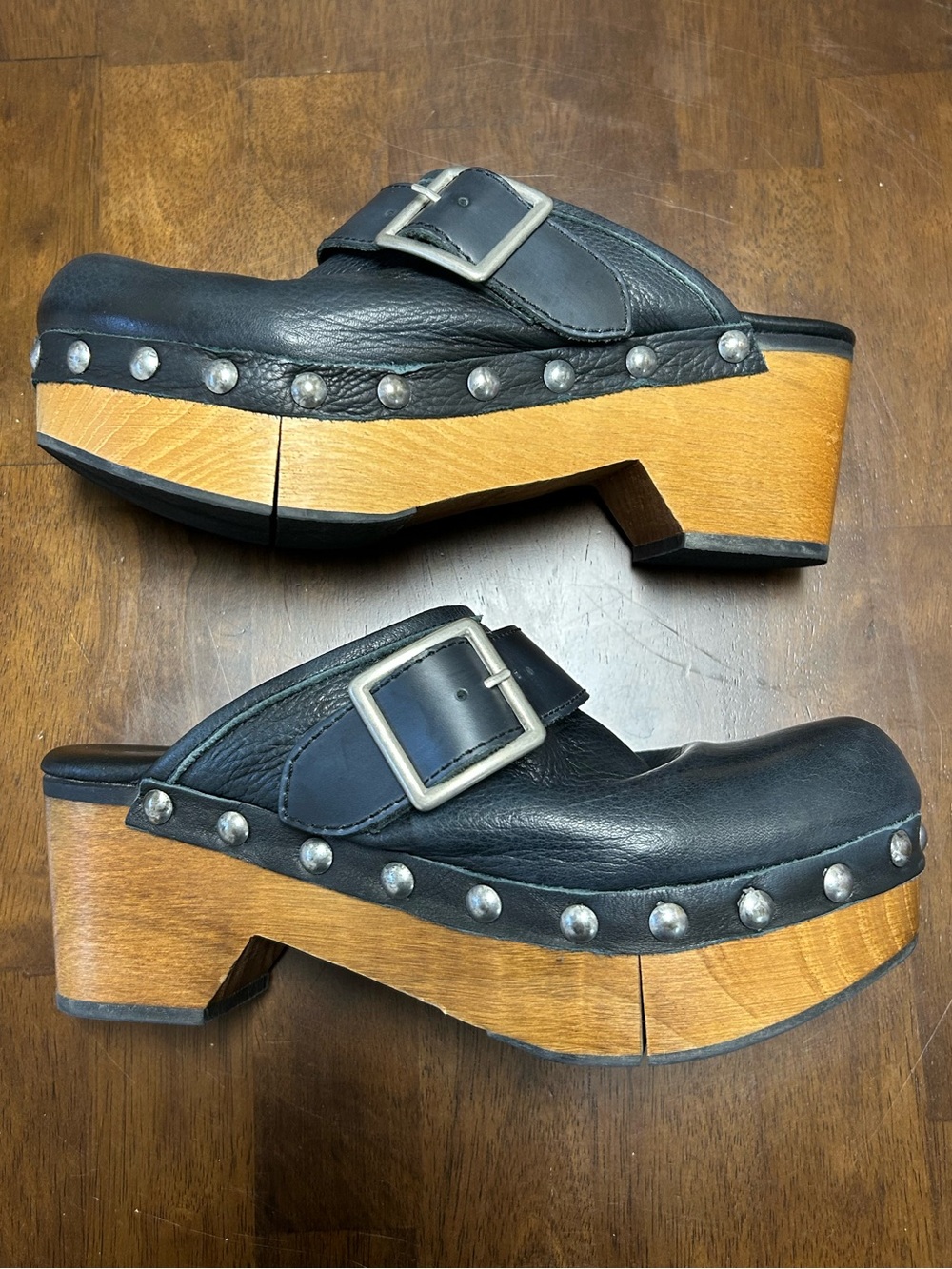Free People Culver City Clogs in Black US 8 or EU 38 - Picture 3 of 12